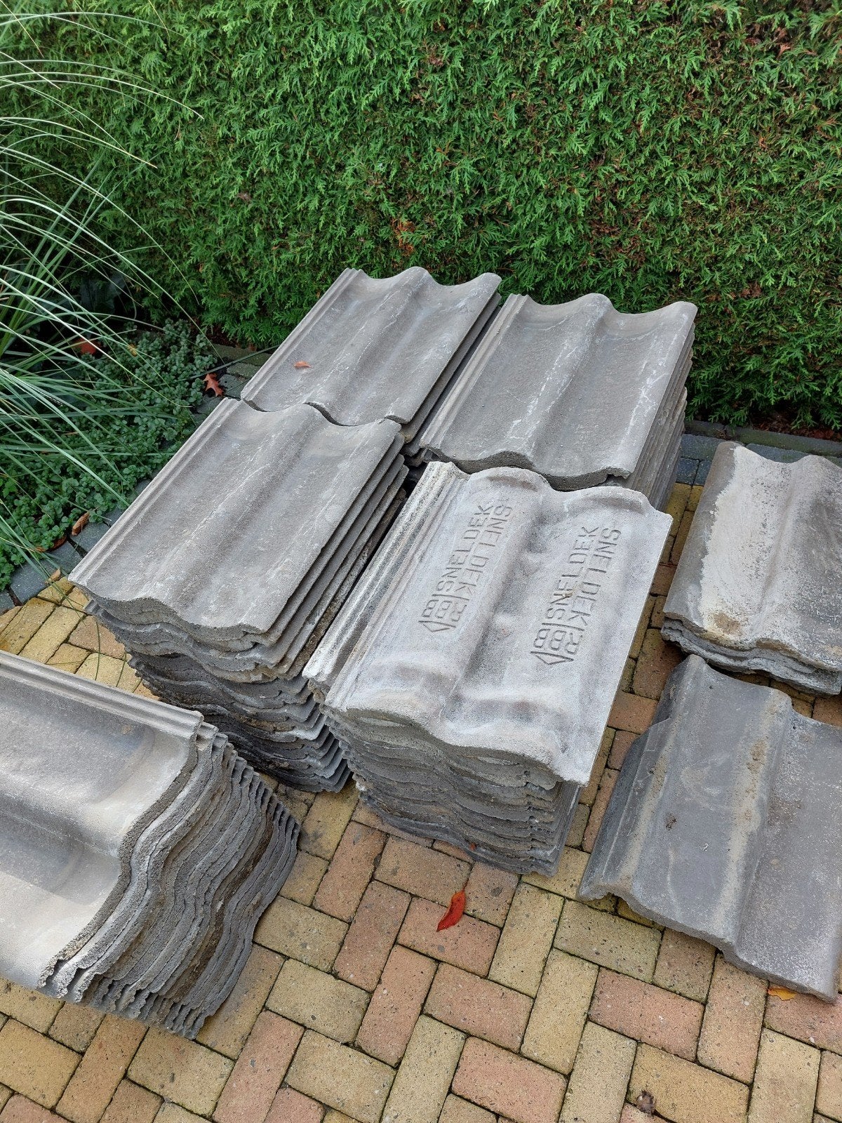 Gebruikte dakpannen - Snelle Dek - Grijs, Ophalen