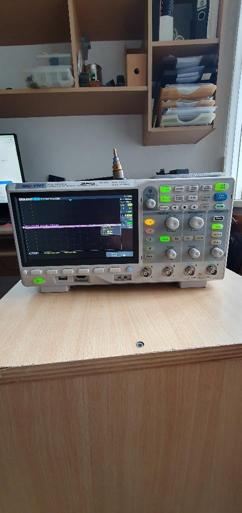 Digitale oscilloscoop  Siglent sds1104x-e, Ophalen, Zo goed als nieuw, Multimeter