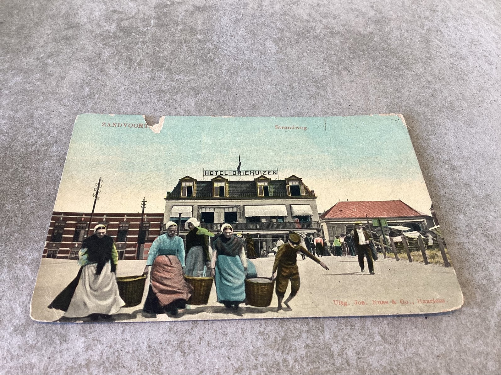 Zandvoort.    Strandweg met Hotel Driehuizen, Ophalen of Verzenden