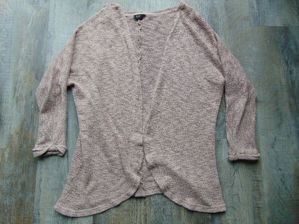 Liv vest roze gemêleerd maat XL vestje, Maat 46/48 (XL) of groter, Ophalen of Verzenden, Zo goed als nieuw, Roze