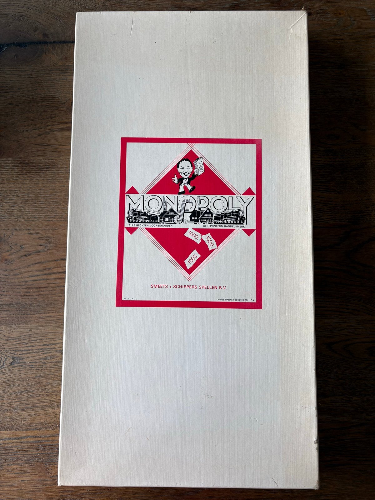 Monopoly Bordspel - Vintage Editie Smeets + Schippers, Drie of vier spelers, Ophalen of Verzenden, Gebruikt