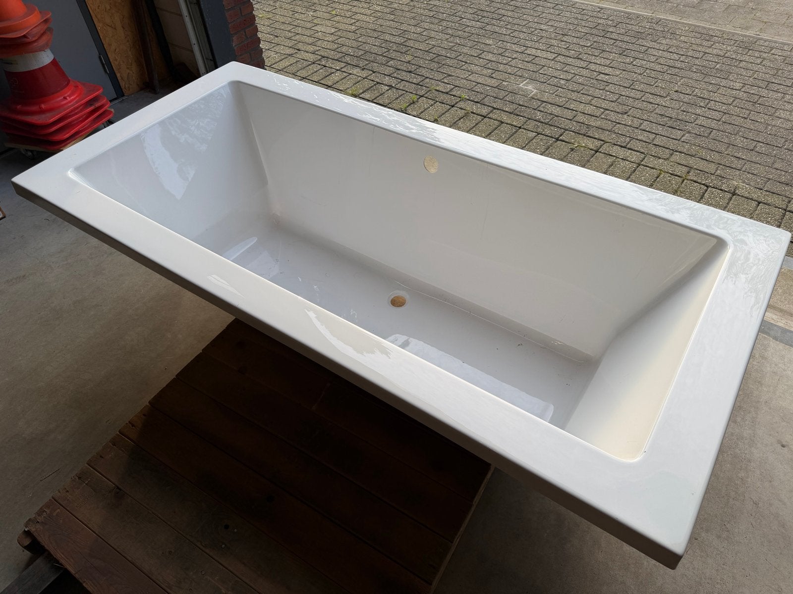Wit bad 190x90 cm - nieuw, Ophalen, Nieuw, Koper, Bad