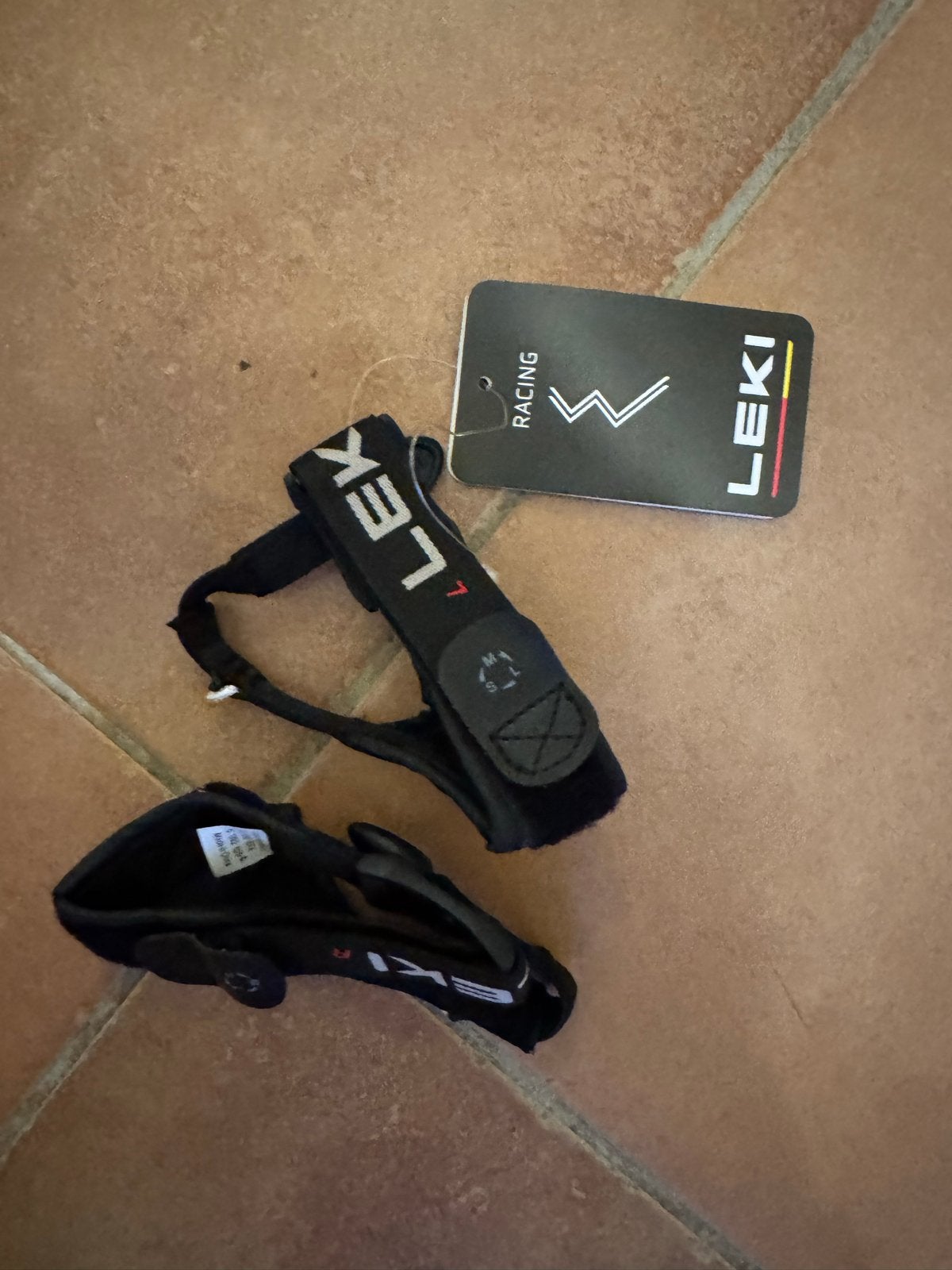 Nieuwe Leki Trigger S Racing Skistok Straps, Overige merken, 100 tot 140 cm, Overige typen, Nieuw