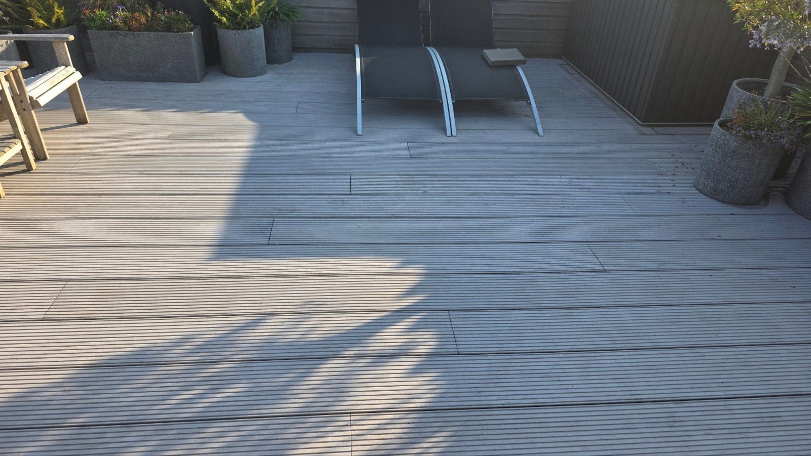 Composiet vlonderplanken voor terras of balkon, Ophalen of Verzenden, Zo goed als nieuw, Composiet