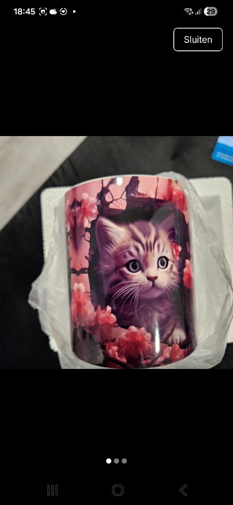 Katten mok, Huis en Inrichting, Overige materialen, Nieuw, Ophalen of Verzenden, Overige stijlen