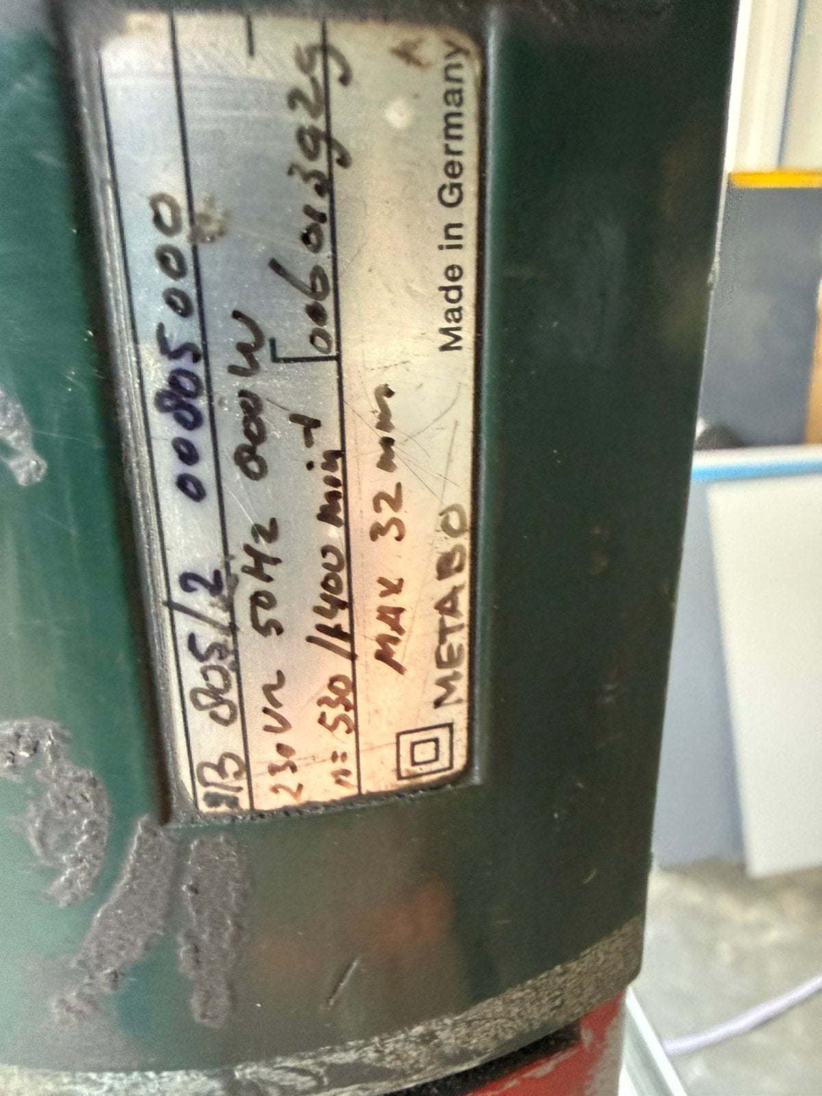Magneet boormachine, Ophalen, Gebruikt, Boormachine