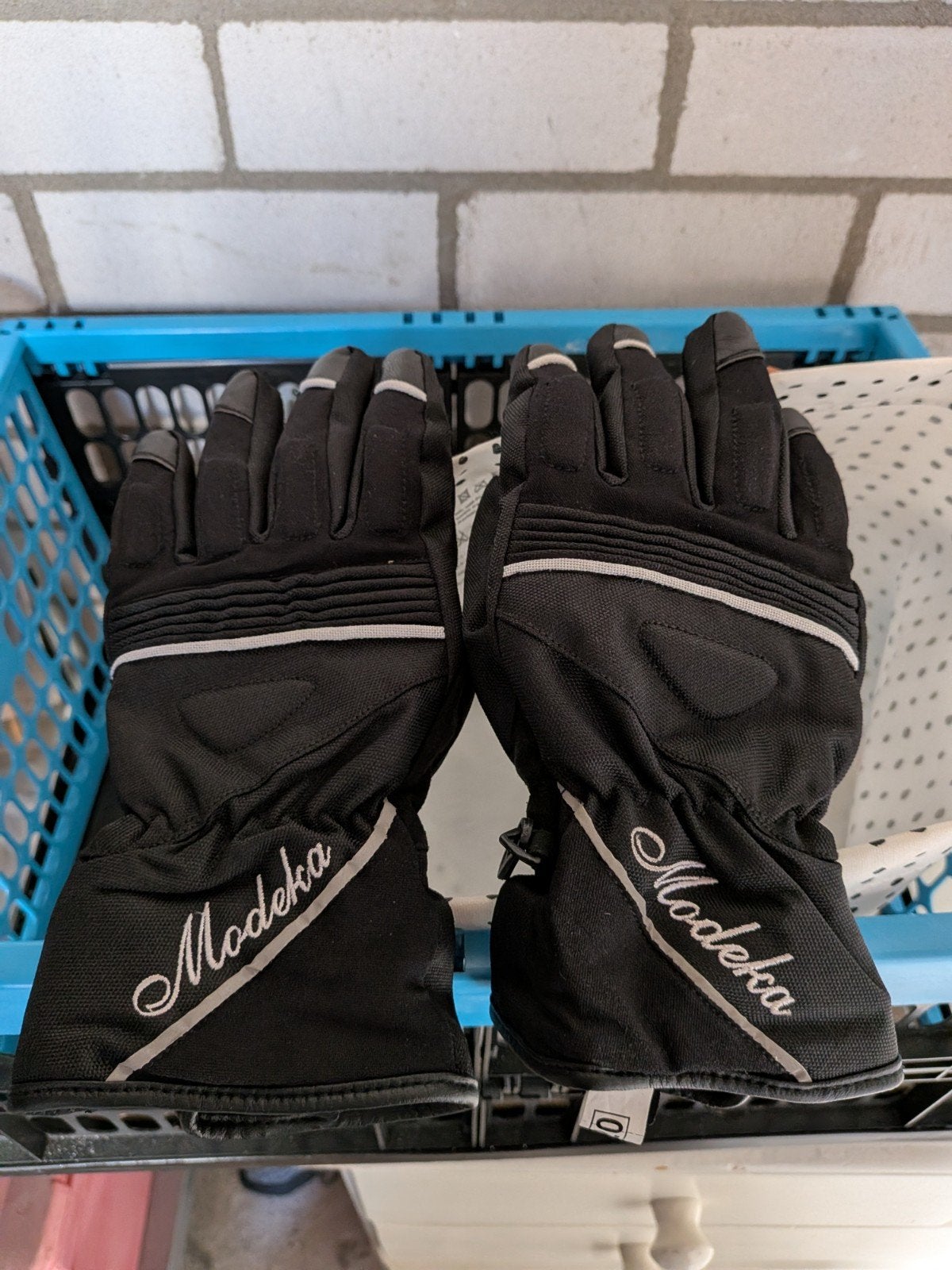 motorhandschoenen Modeka  - Maat 10 (L), Motoren, Kleding | Motorkleding, Ophalen of Verzenden, Tweedehands, Handschoenen
