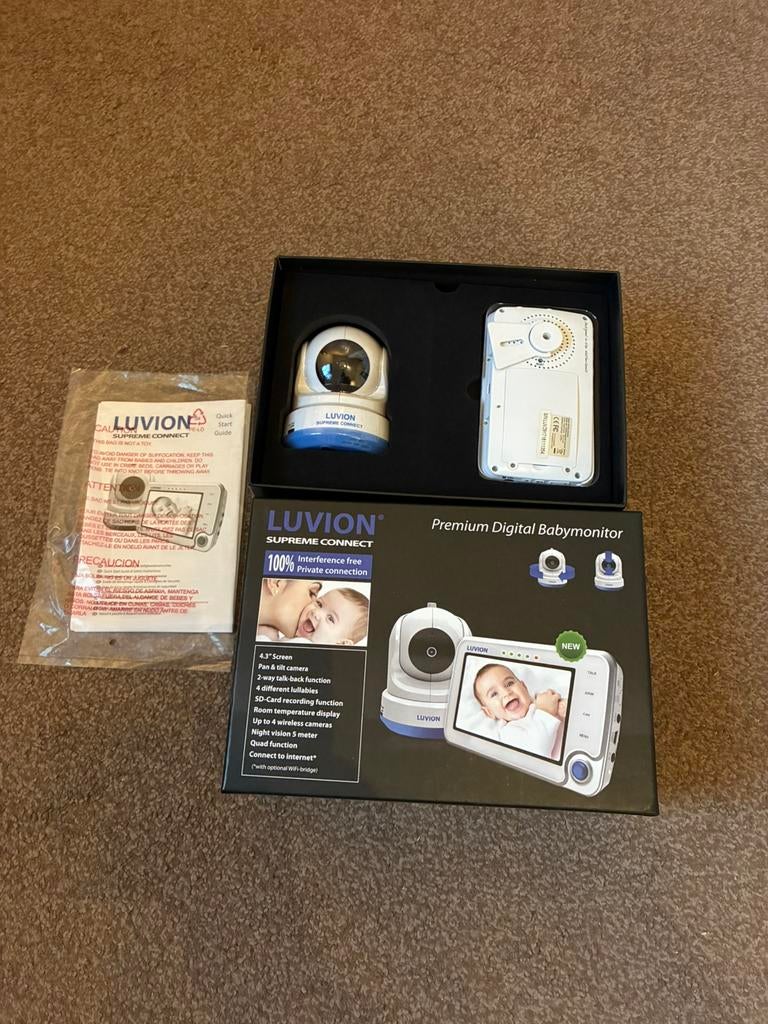 Luvion camera (babyfoon) izgst, Ophalen of Verzenden, Zo goed als nieuw, 100 tot 250 meter, Camera