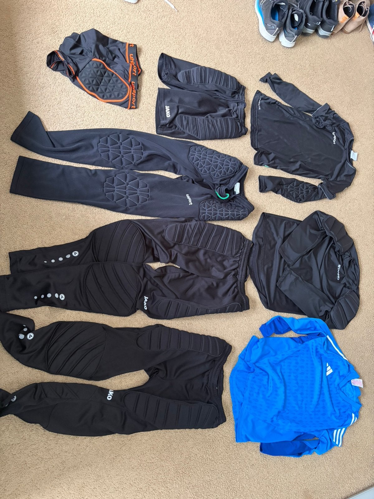 Keepers kleding kind 152/164 Jako / Stanno /Uhlsport, Maat XS of kleiner, Ophalen of Verzenden, Zo goed als nieuw, Broek