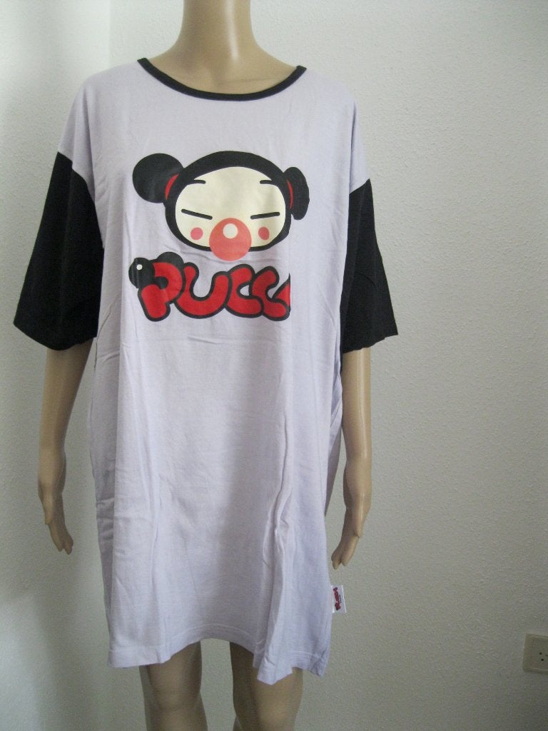 maat XL, (44/46) 1 Pucca nachtpon 86 cm., Onbekend, Ophalen of Verzenden, Meerkleurig, Nachtkleding