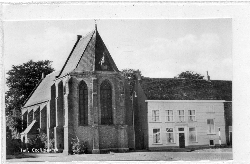 Tiel Ceciliakerk, Verzamelen, Ophalen of Verzenden, 1960 tot 1980, Ongelopen, Gelderland