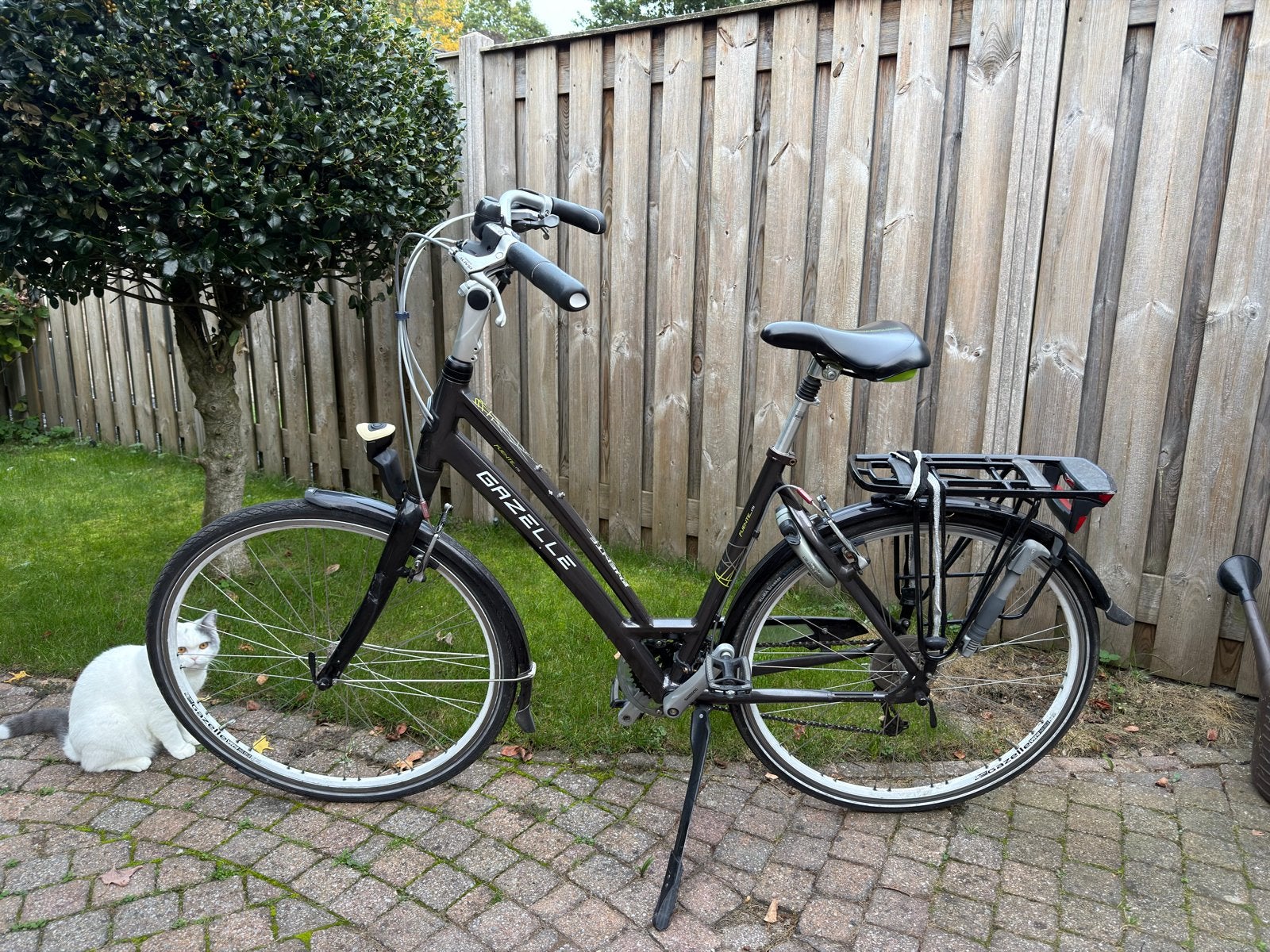 Gazelle fiets - Zo goed als nieuw, Ophalen, 53 tot 56 cm, Velgrem, Versnellingen