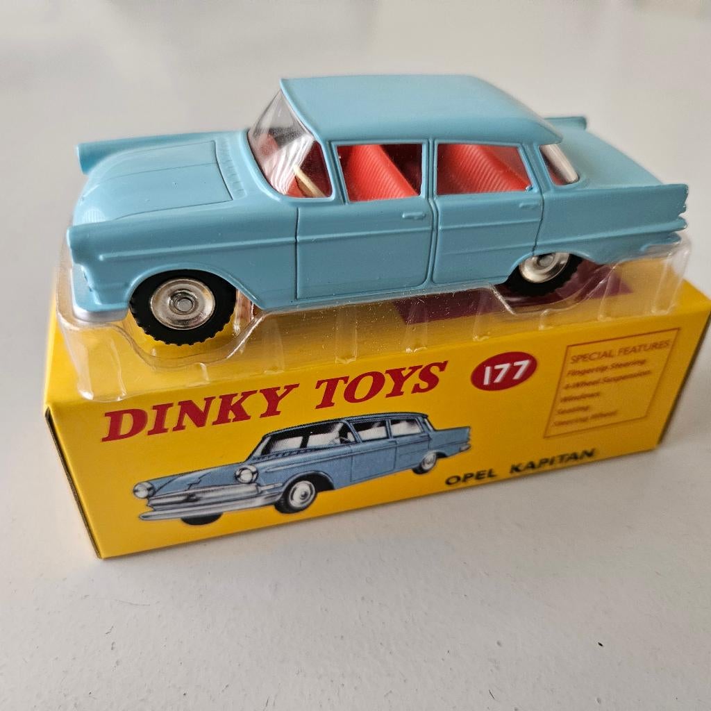 DINKY TOYS/ATLAS: OPEL KAPITAN , nr 177, Hobby en Vrije tijd, Modelauto's | 1:43, Ophalen of Verzenden, Zo goed als nieuw, Auto