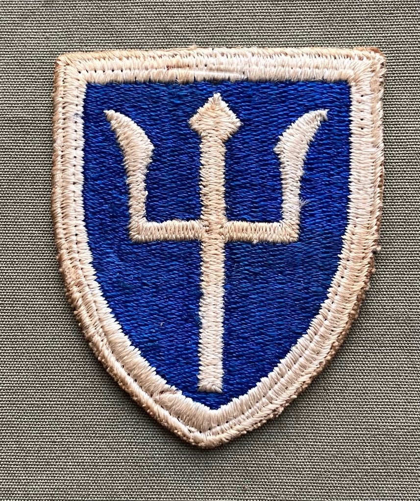 US WW2 Shoulder Patch - 97th Infantry Division ETO , Ophalen of Verzenden, Landmacht, Amerika, Embleem of Badge