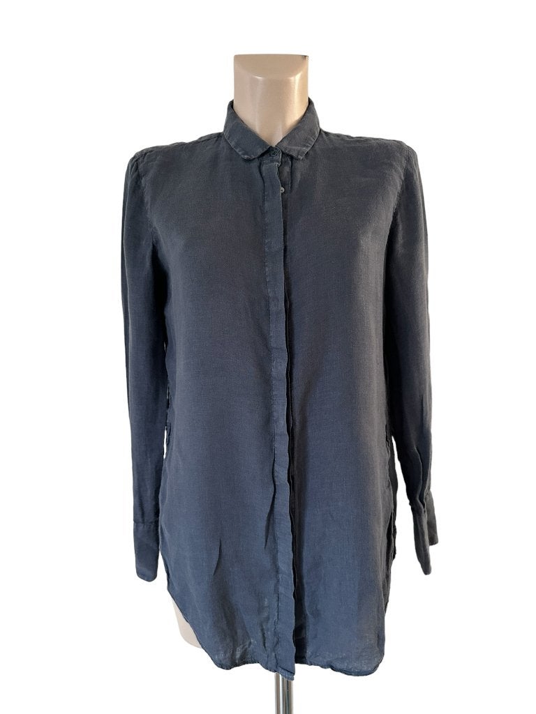 Robert Friedman blouse S, Blauw, Ophalen of Verzenden, Zo goed als nieuw