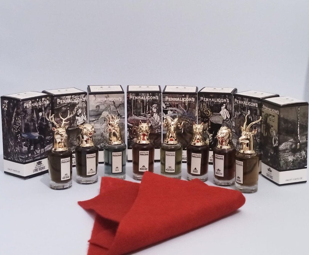Penhaligon´s Portrait - Set van 8 x 10ML NIEUW IN DOOS, Ophalen, Nieuw, Miniatuur, Gevuld