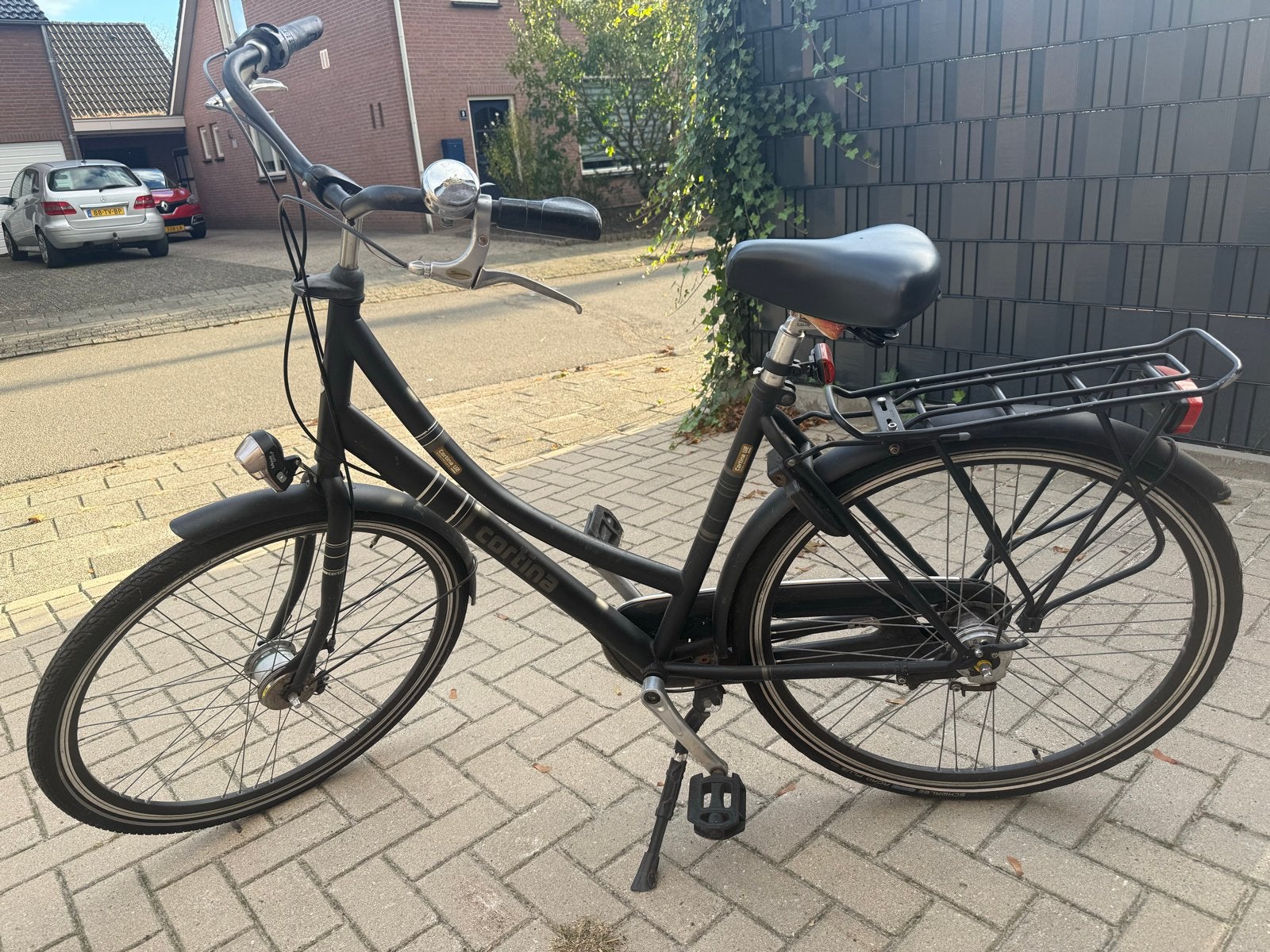 Cortina fiets, zwart, Terugtraprem, Gebruikt, 50 tot 53 cm, Ophalen