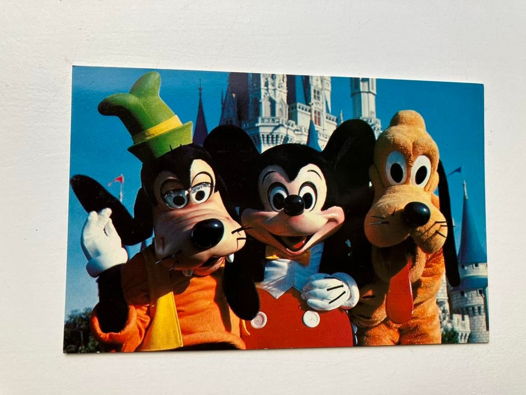 Ansichtkaart Walt Disney World rabobank, Verzamelen, Ophalen of Verzenden, Mickey Mouse