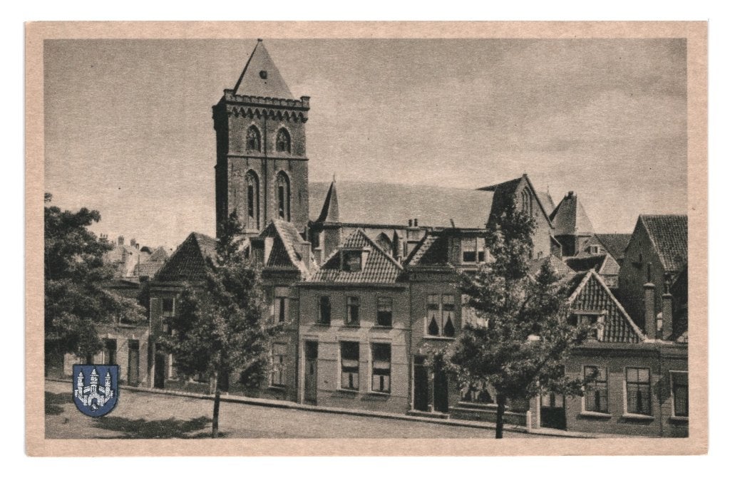 988548 Kampen Burgwal Ov Nette oude kaart Onbeschreven, Ophalen of Verzenden, 1940 tot 1960, Ongelopen, Overijssel