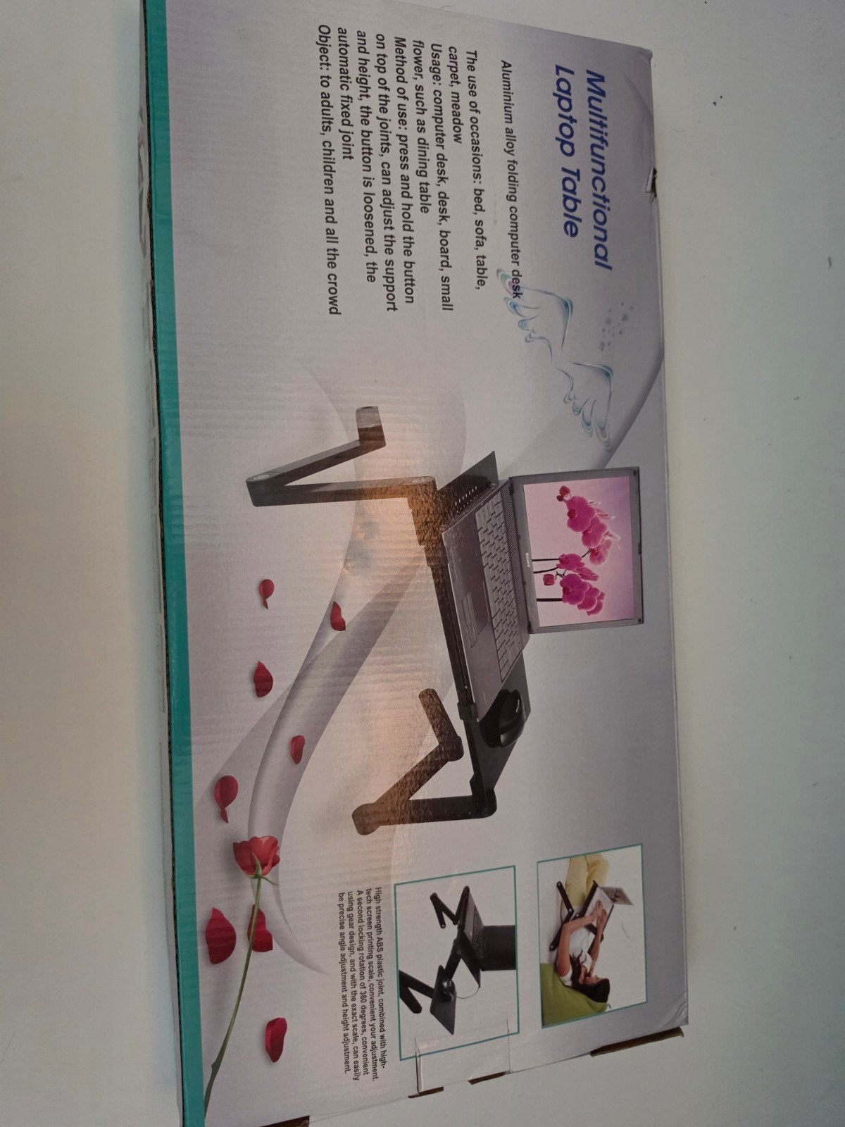 Multifunctionele opvouwbare laptoptafel van aluminium, Ophalen of Verzenden, Nieuw