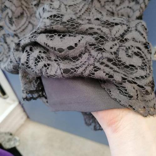 EDC by Esprit grijs volledig kanten jurk nieuw mt 36 38637, Kleding | Dames, ., Nieuw, Ophalen of Verzenden, Grijs