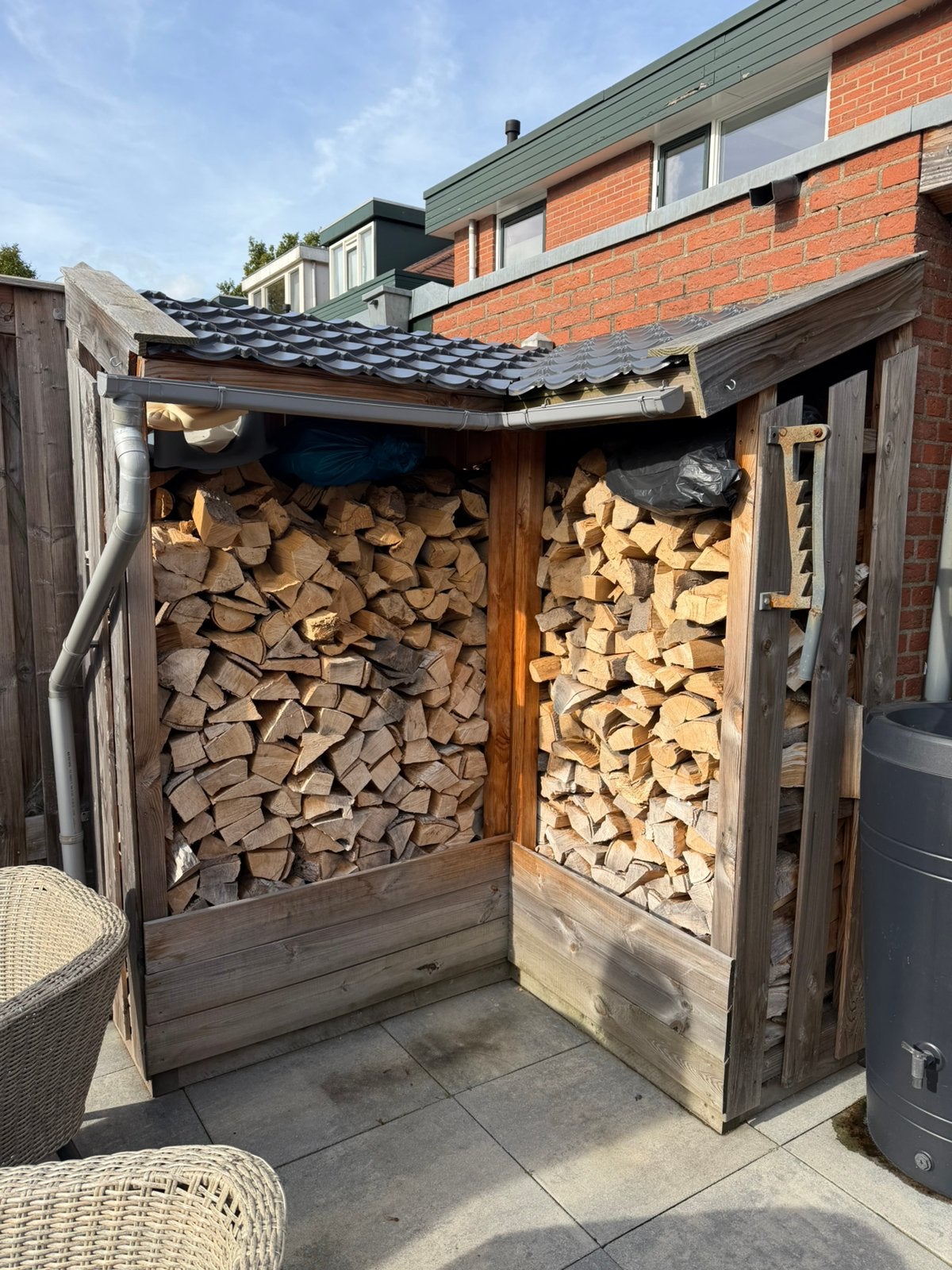 Houthok, Tuin en Terras, Ophalen, Eikenhout, Blokken