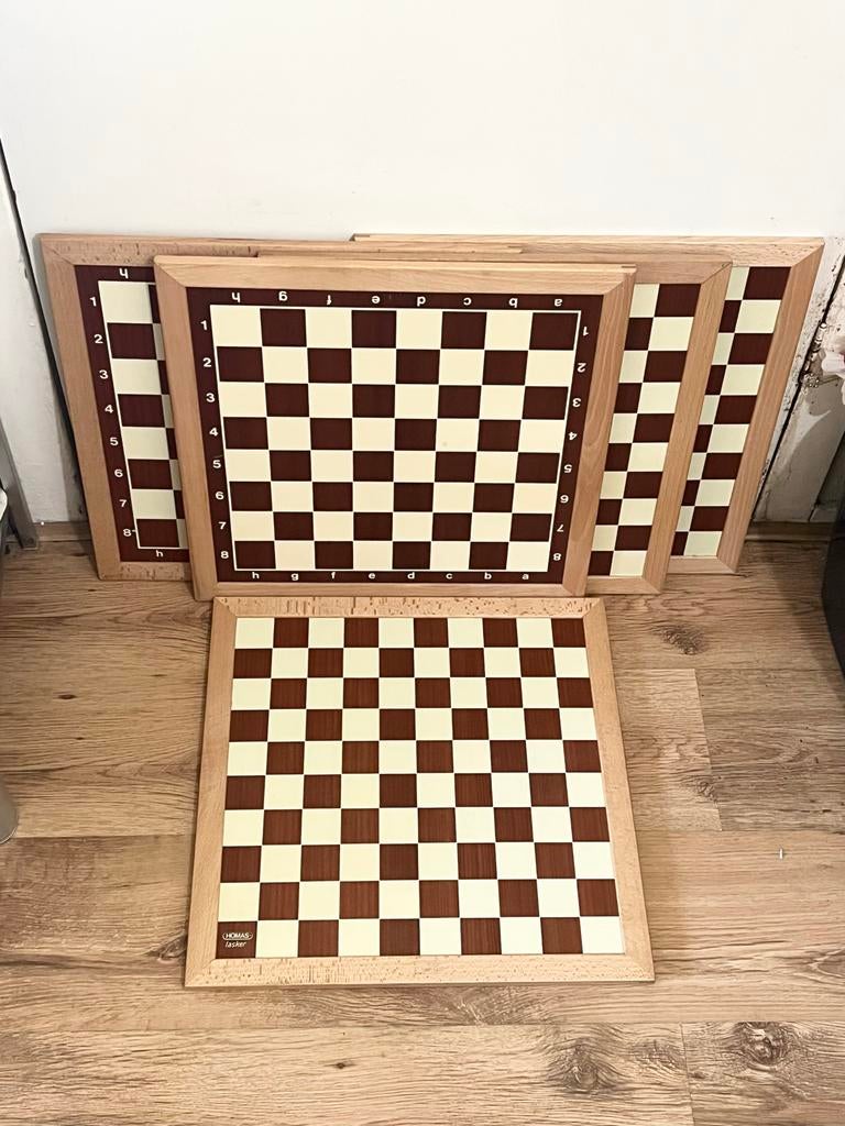 Vintage Homas Lasker  Duo Schaak en Dam Bord, Ophalen of Verzenden, Minder dan 500 stukjes, Gebruikt, Schaken