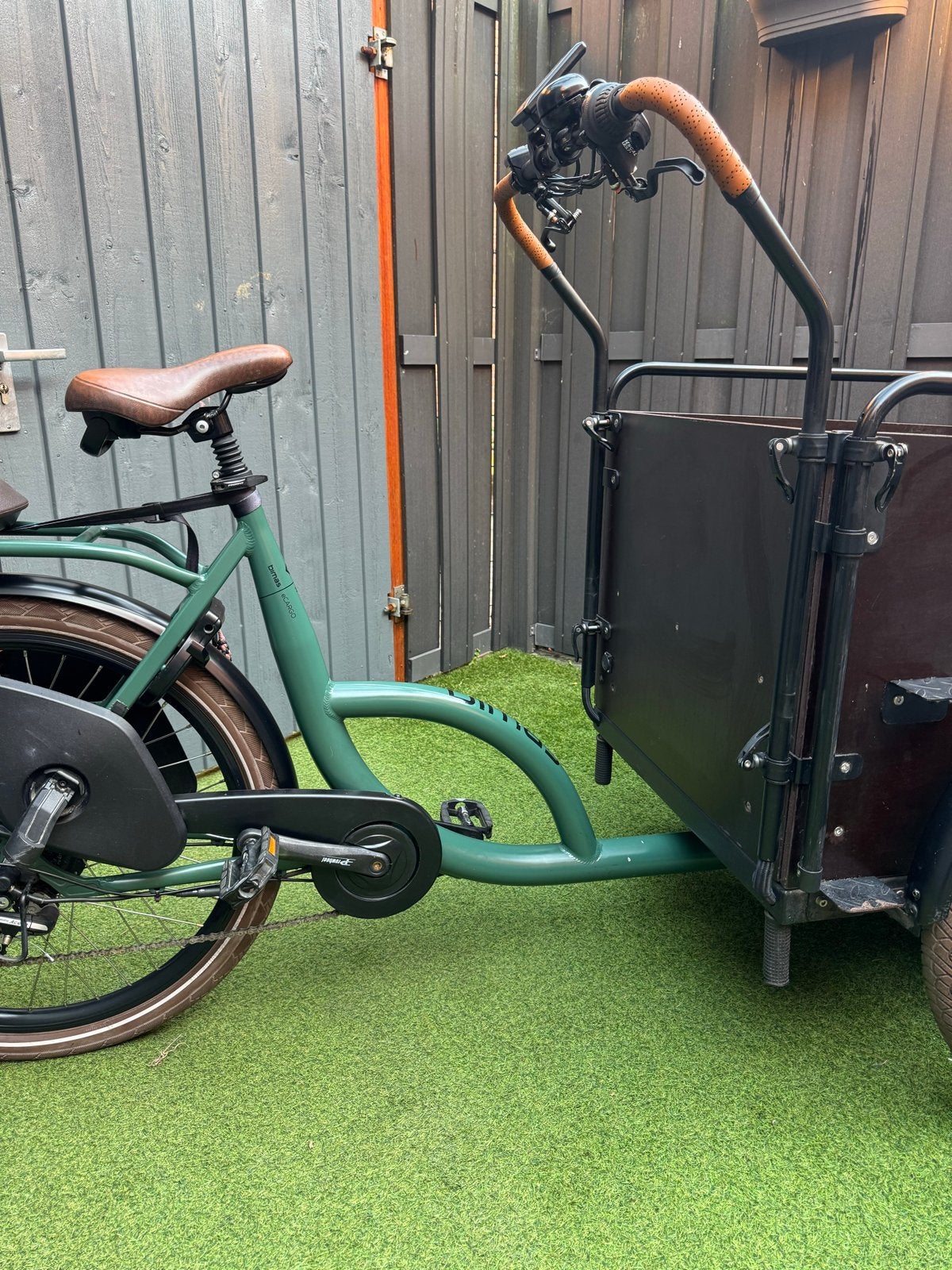 Elektrische bimas eCargo 3.3Bakfiets met Huif., Gebruikt, 3 kinderen, Elektrisch, Schijfrem
