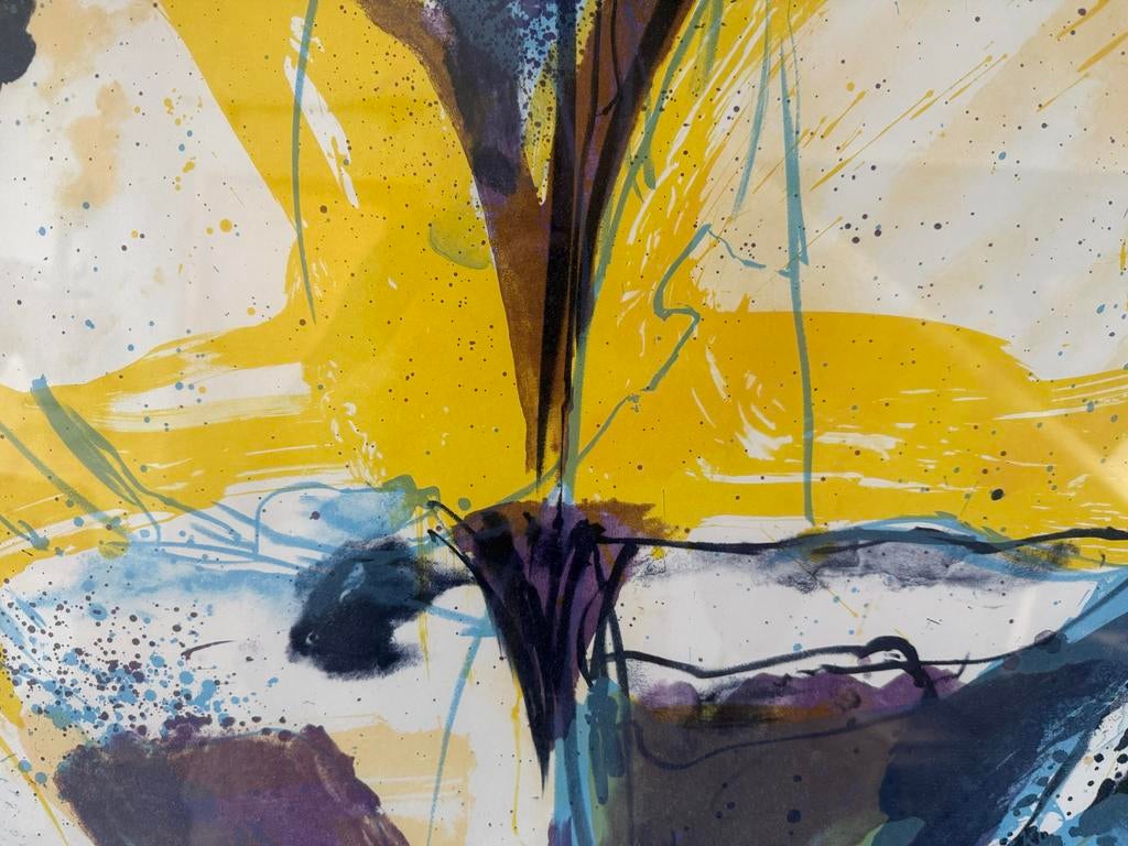 Jan Cremer - Tulipe Du Nord (1995) - Zeefdruk, Antiek en Kunst, Ophalen