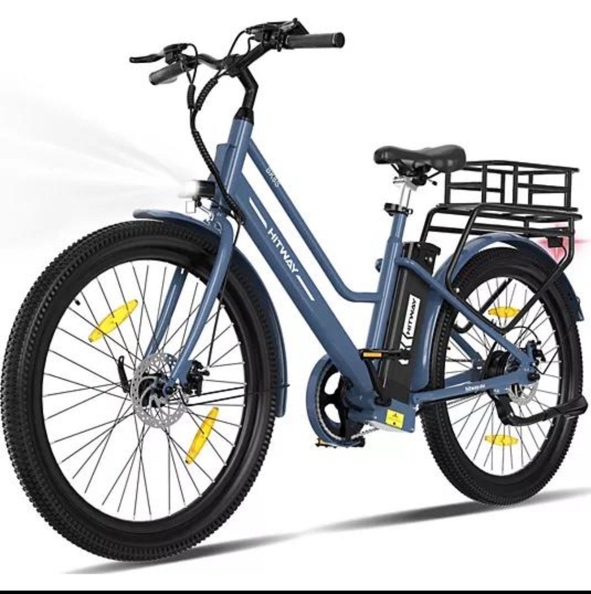 Nieuwe HITWAY elektrische fiets 27,5 inch – 13Ah accu, Nieuw, Minder dan 47 cm, 50 km per accu of meer, Ophalen
