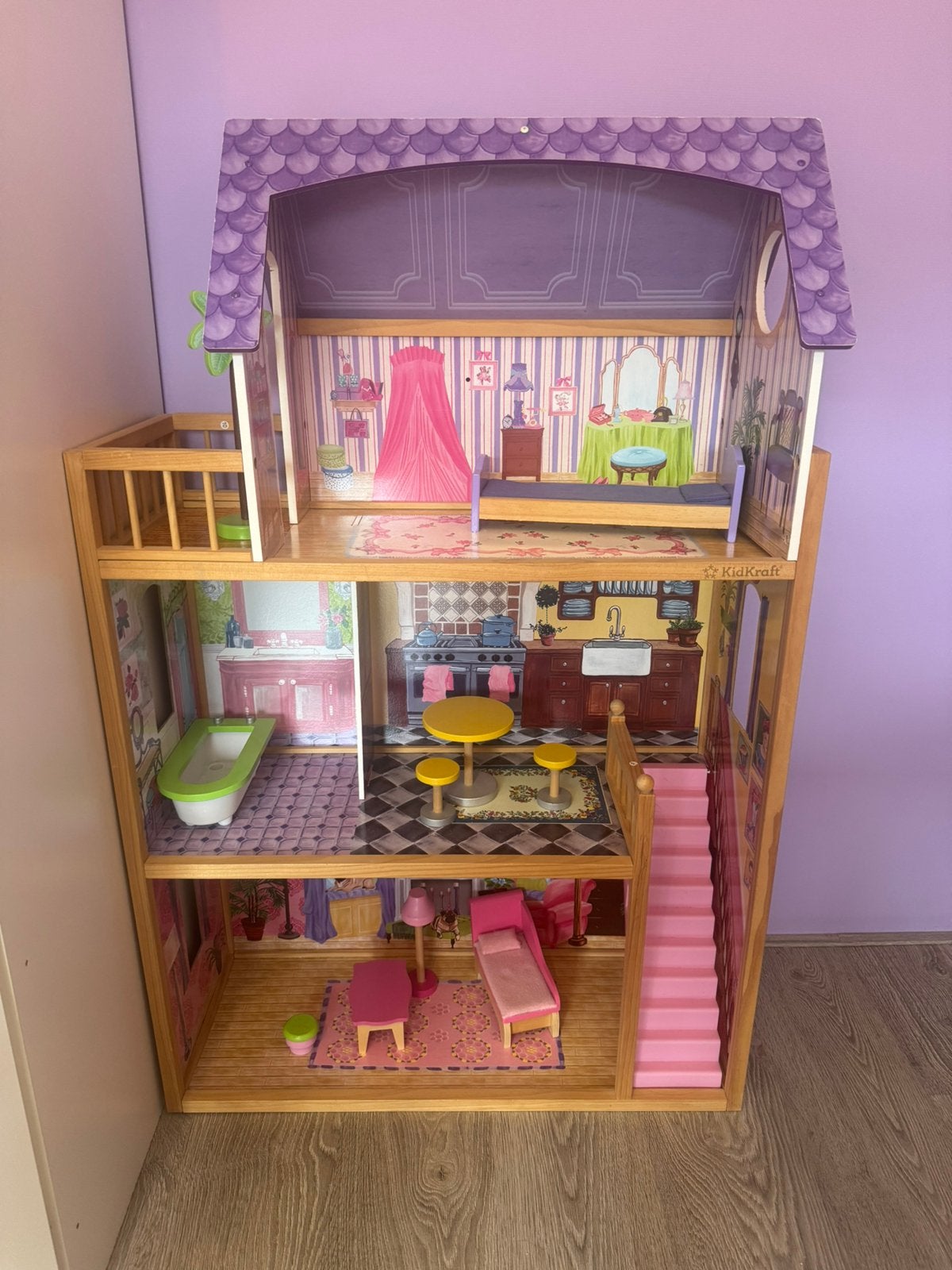 Kidkraft poppenhuis, Ophalen, Gebruikt, Poppenhuis