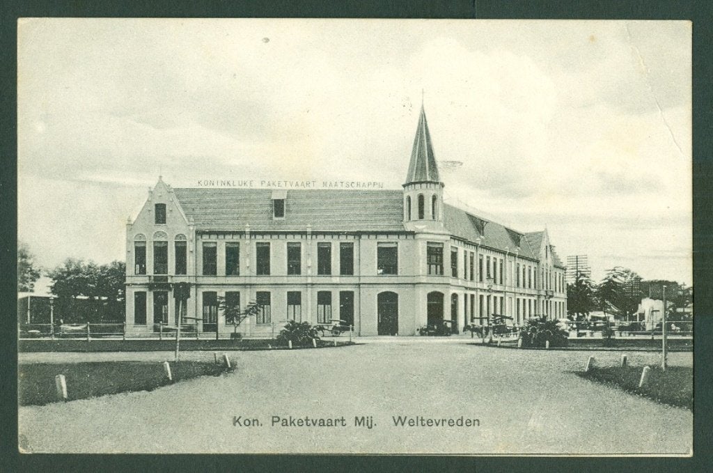 AK Nederlands Indie Weltevreden Kon Paketvaart Mij 1920, Verzamelen, Ophalen of Verzenden, Voor 1920, Gelopen, Gelderland