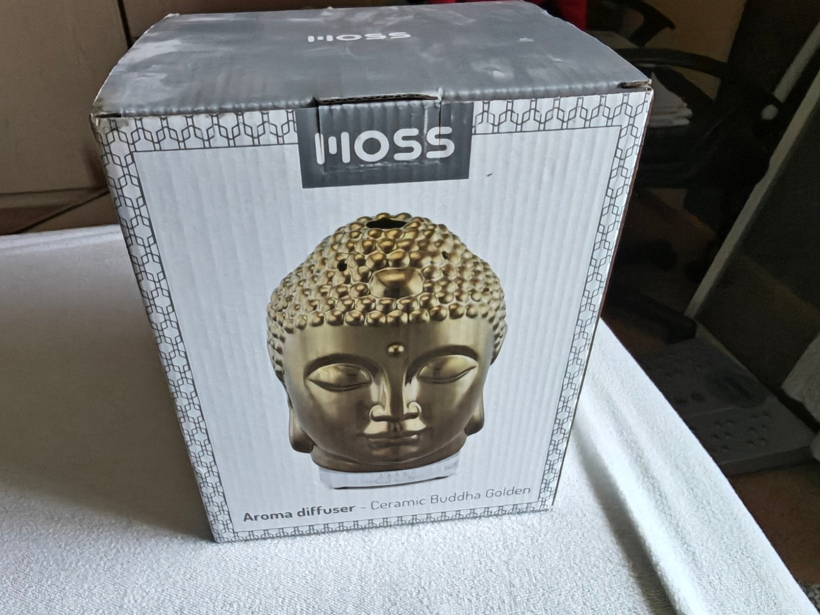 Aroma diffuser Ceramic Budha Golden nieuw in doos, Ophalen of Verzenden, Nieuw, Aroma