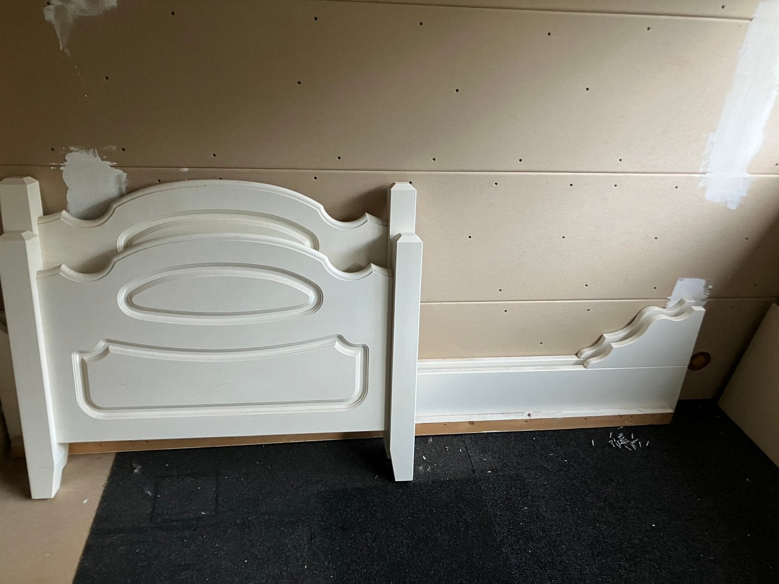 En personeel bed, Ophalen, Zo goed als nieuw, Vrijstaande haard, Houthaard