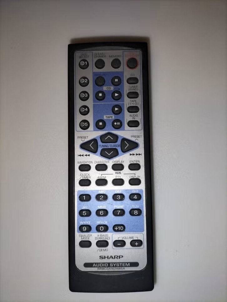 Originele Sharp RRMCGA052AWSA Afstandsbediening Audio, Ophalen of Verzenden
