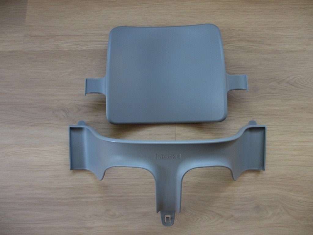 Stokke babyset storm grey V3 i.z.g.st. voor Tripp Trapp, Ophalen, Zo goed als nieuw, Meegroeistoel, Stoelverkleiner