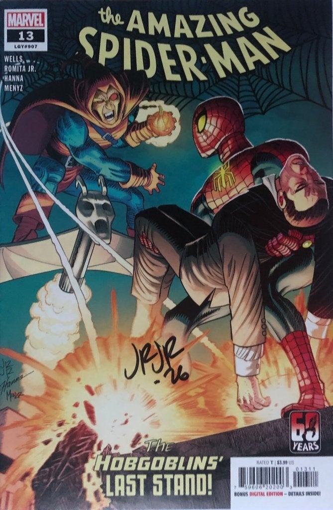 Amazing Spider-Man #13 (signed John Romita Jr.) - proof - NM, Eén comic, Amerika, Zeb Wells, Ophalen of Verzenden