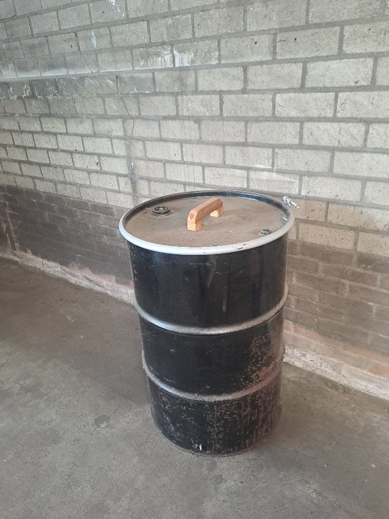 Vuurton of olievat, Ophalen, Gebruikt, Vuurton
