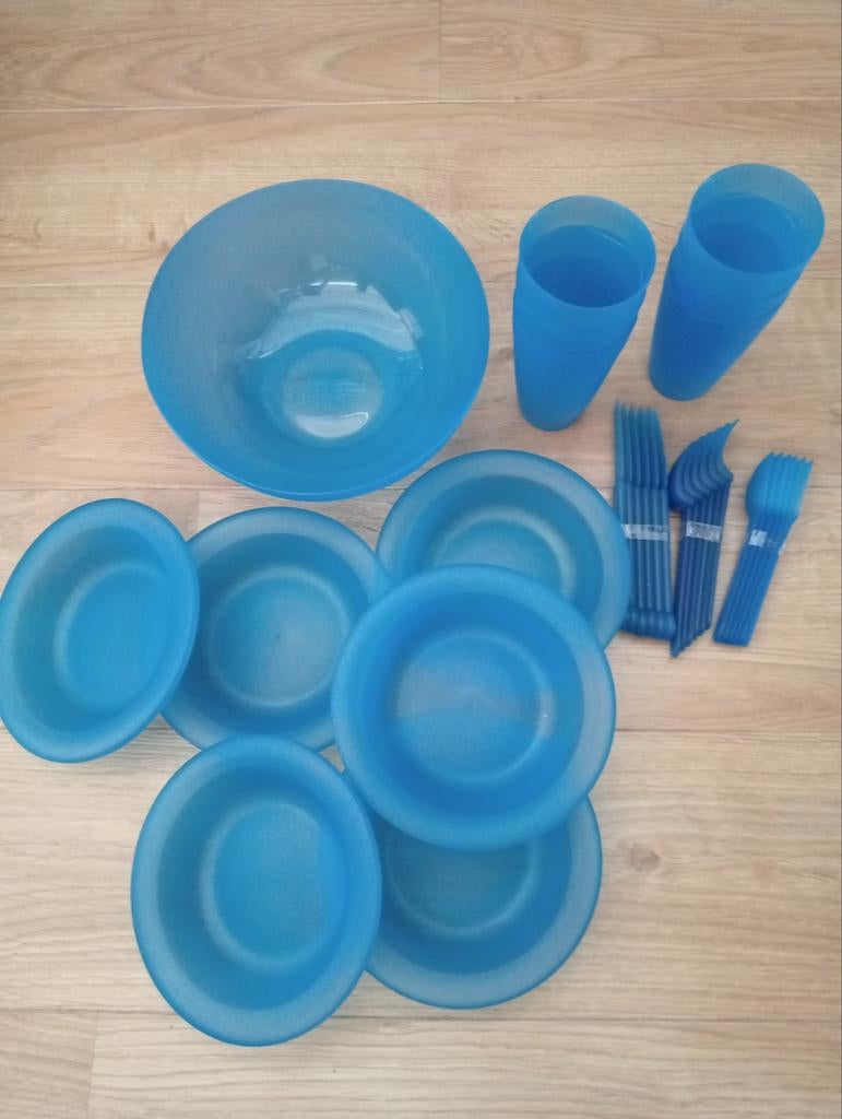Nieuw servies set voor op de camping, Ophalen of Verzenden, Nieuw