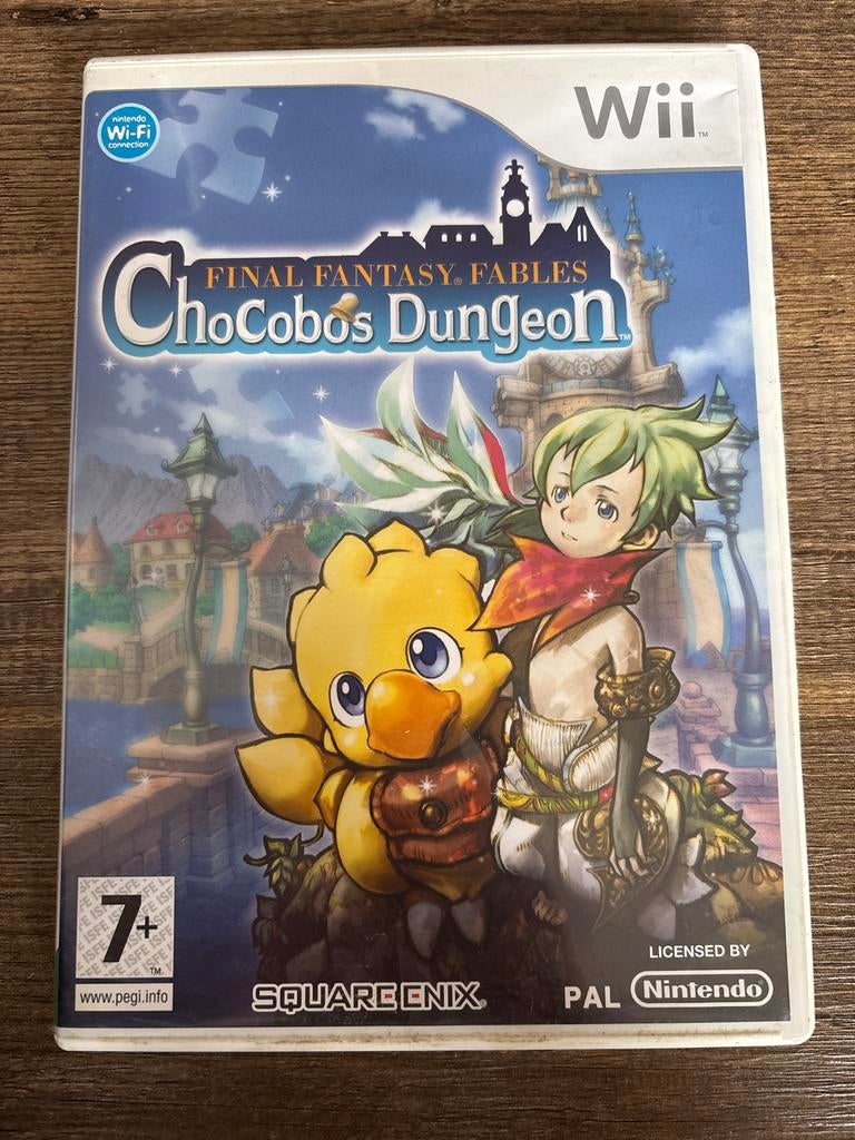 Final Fantasy Fables: Chocobo's Dungeon Wii, 1 speler, Ophalen of Verzenden, Zo goed als nieuw, Role Playing Game (Rpg)