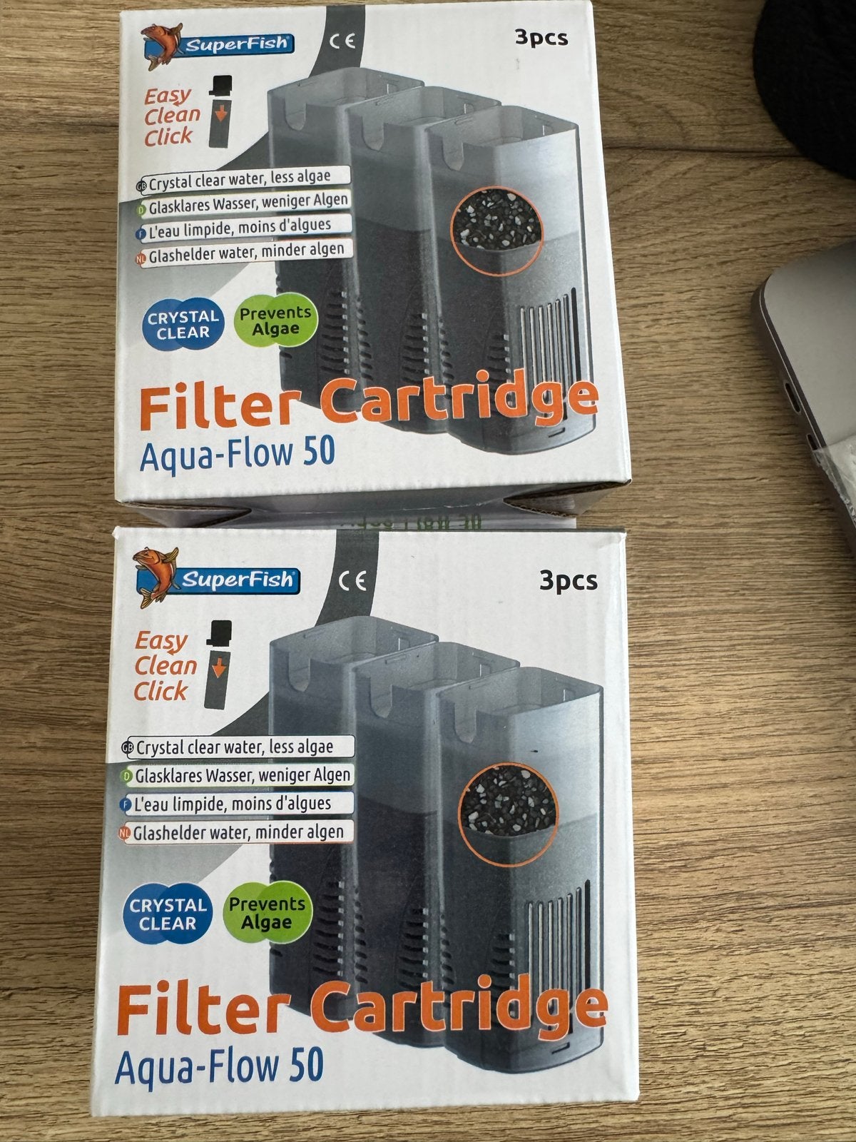 Superfish filter cartridge Aqua-Flow 50 (5 stuks), Dieren en Toebehoren, Vissen | Aquaria en Toebehoren, Ophalen of Verzenden