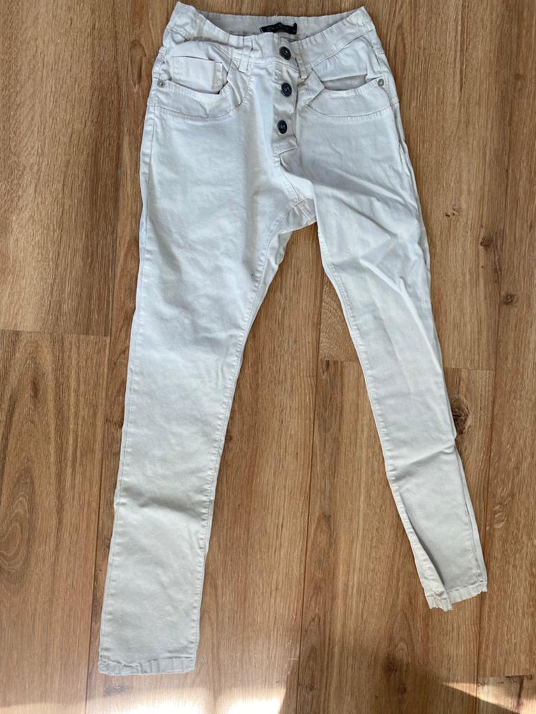 Be A Diva broek ecru off white maat 14 jaar, Ophalen of Verzenden, Zo goed als nieuw, Meisje, Broek