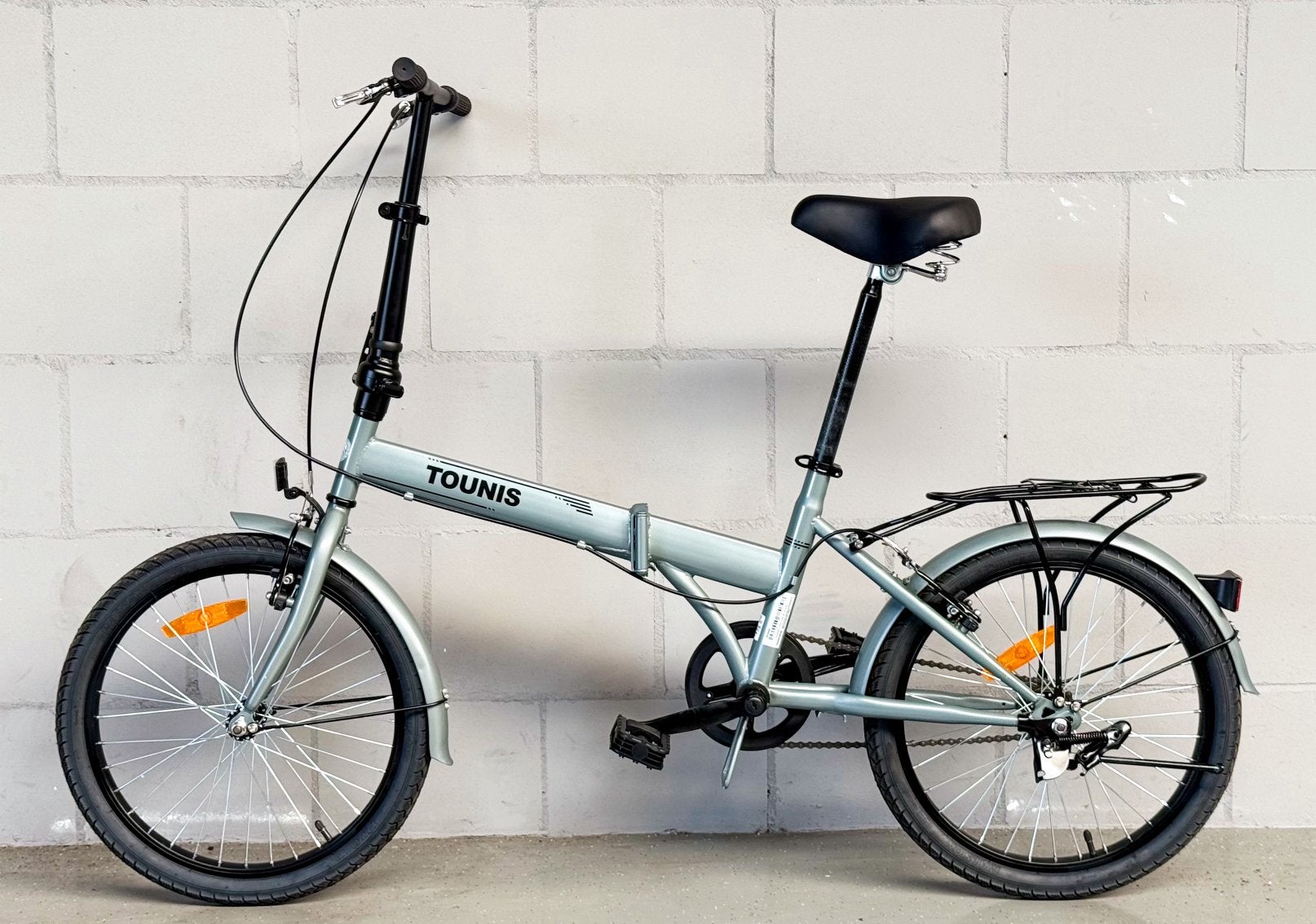 Slechts 3 Keer Gebruikt vouwfiets folding bike Tounis, Fietsen en Brommers, 20 inch of meer, Zo goed als nieuw, Totaal opvouwbaar