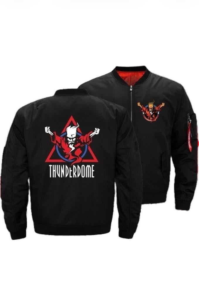 thunderdome bomber jacket, large, Kleding | Heren, Sportkleding, Maat 52/54 (L), Zwart, Nieuw, Ophalen of Verzenden