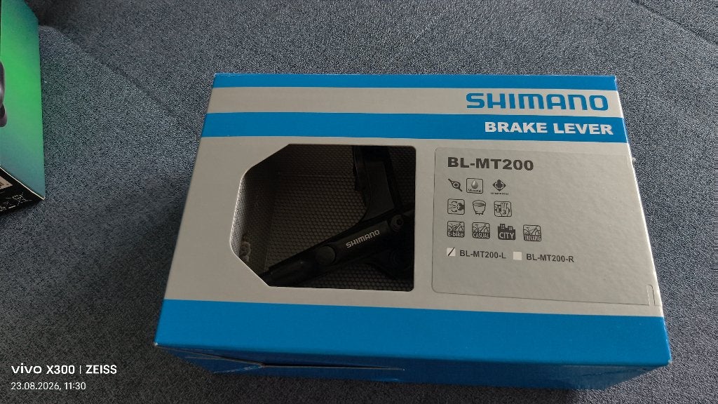 Shimano BL-MT200 linker remhendel, Fietsen en Brommers, Fietsonderdelen, Remmen, Nieuw, Ophalen of Verzenden, Shimano