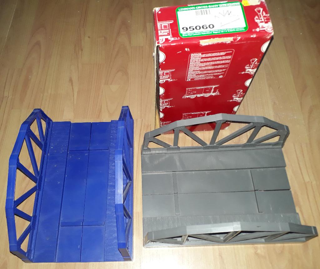 LGB spoorbrug, lengte = 1x standaard rail, vanaf € 24, Hobby en Vrije tijd, Modeltreinen | Overige schalen, Gelijkstroom, Rails