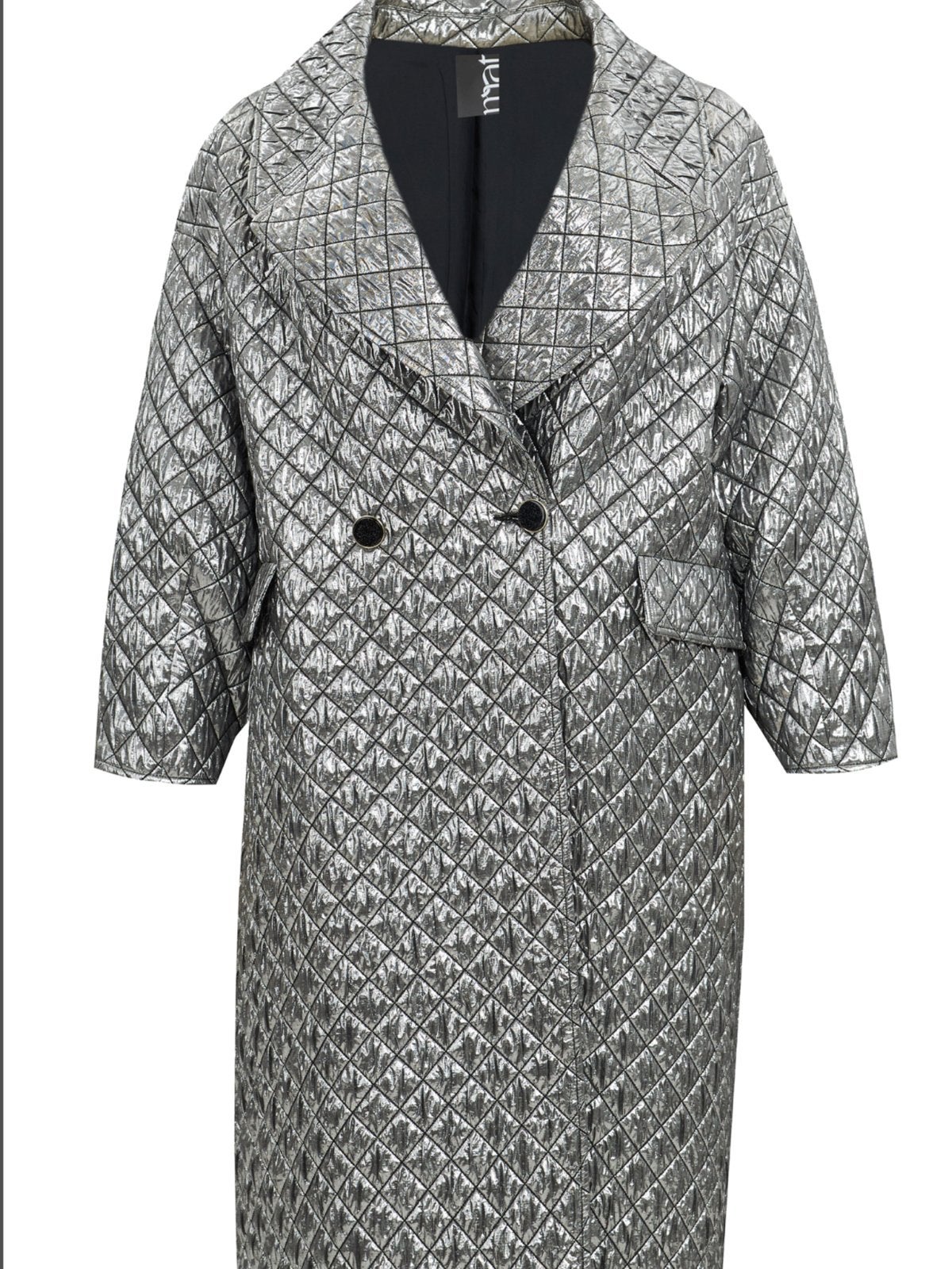 Mat  Fashion Jas, zilver L/XL, Kleding | Dames, Ophalen of Verzenden, Zo goed als nieuw, Jas of Mantel