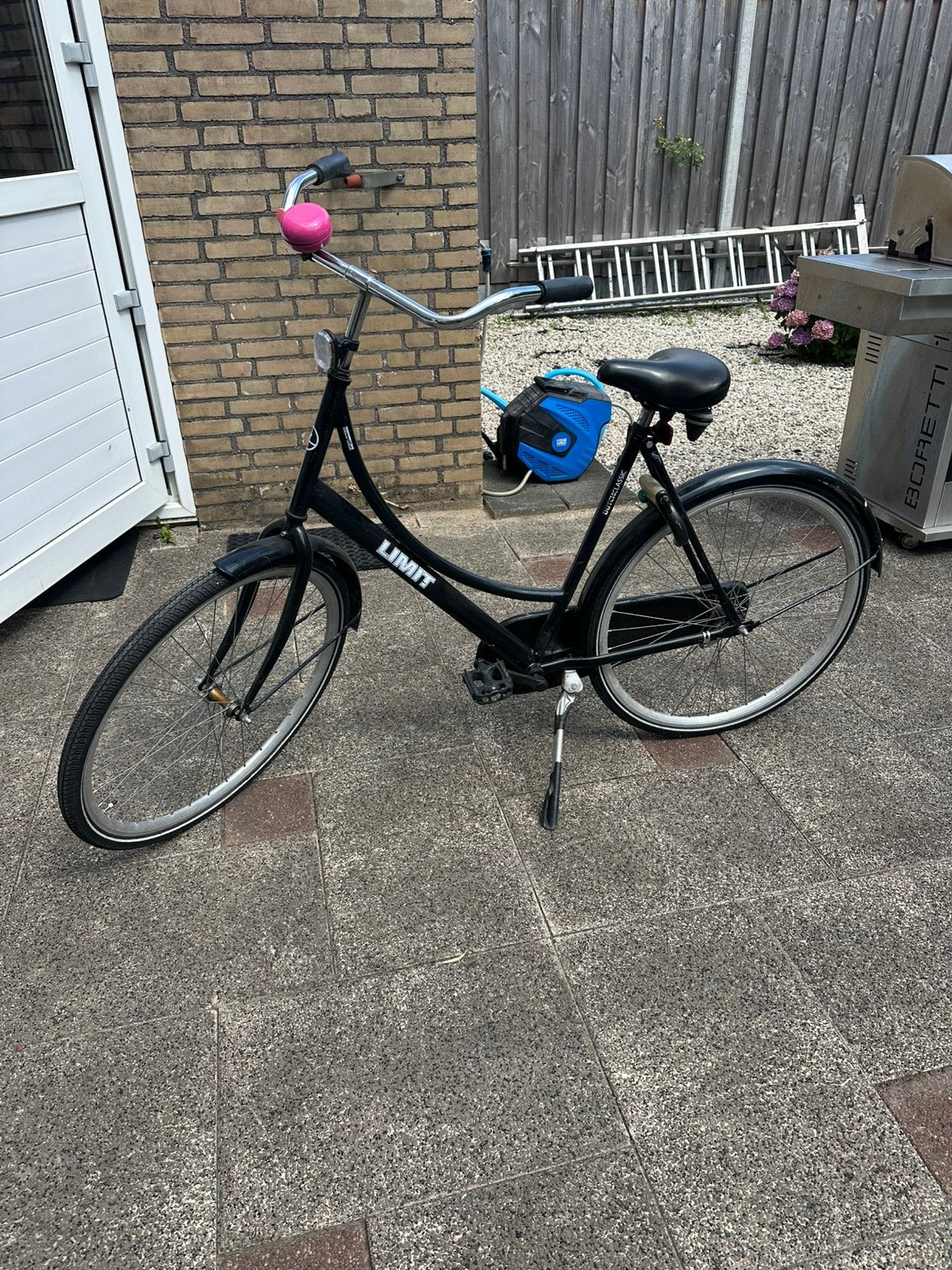 Zwarte oma fiets Dutch Classic limit, Ophalen, Gebruikt, Terugtraprem