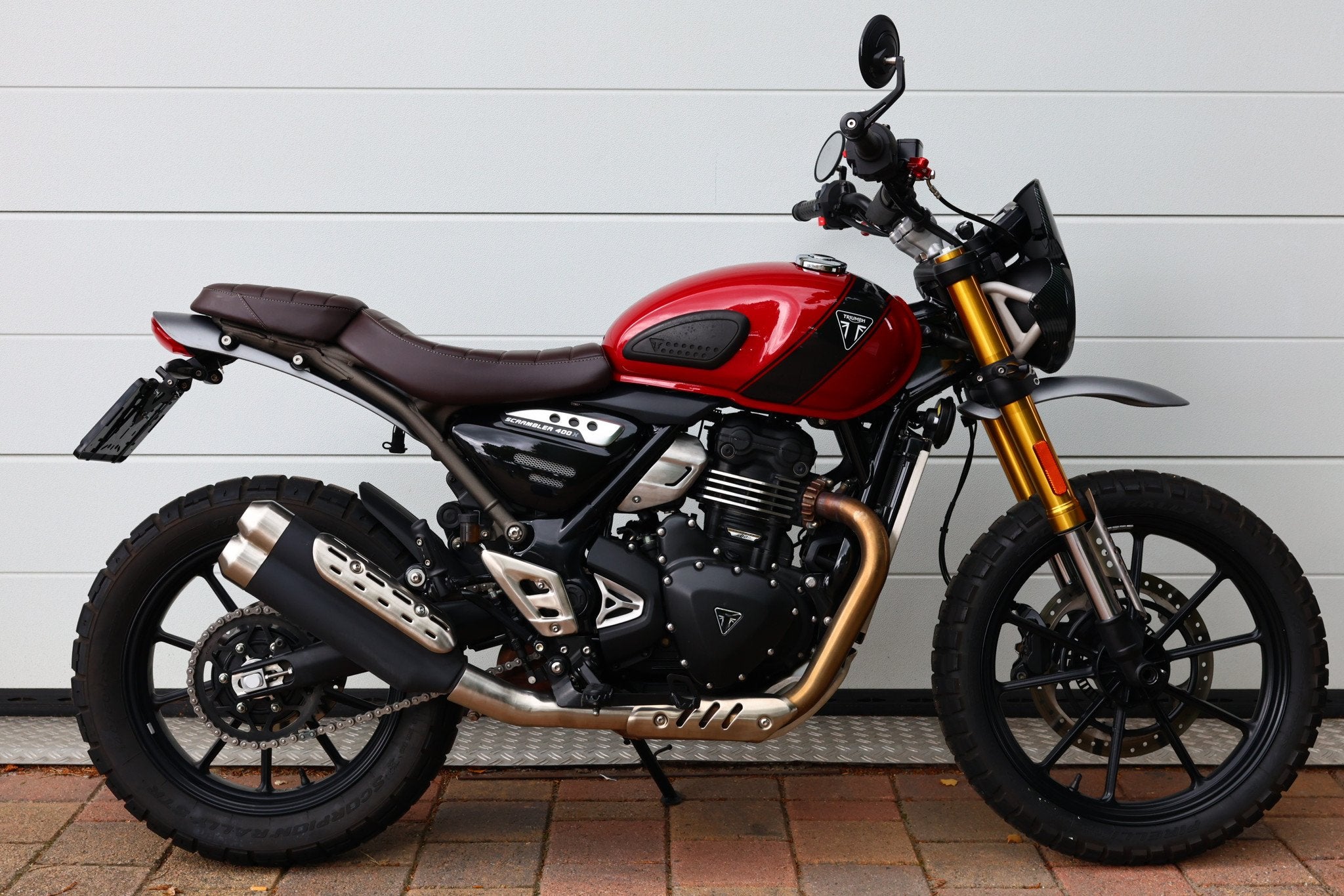 Triumph SCRAMBLER 400 X ABS 35kw (bj 2024), Motoren, 398 cc, Handgeschakeld, 12 t/m 35 kW, Naked bike