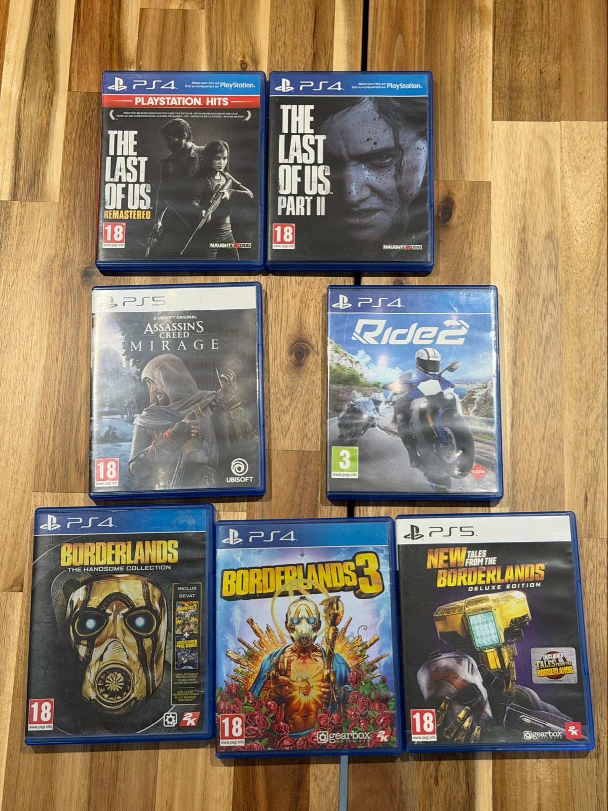 PS4/PS5 Games: The Last of Us, Borderlands, Assassin's Creed, Spelcomputers en Games, Games | Sony PlayStation 4, Vanaf 18 jaar